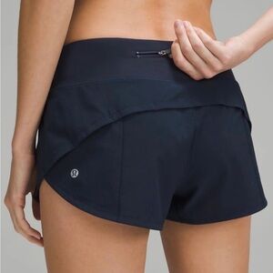 lululemon athletica Navy Women's Athletic Running Shorts
